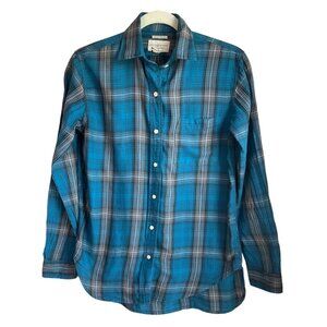 Denim & Supply Ralph Lauren Womens Sz Small Button Down Shirt Boyfriend plaid